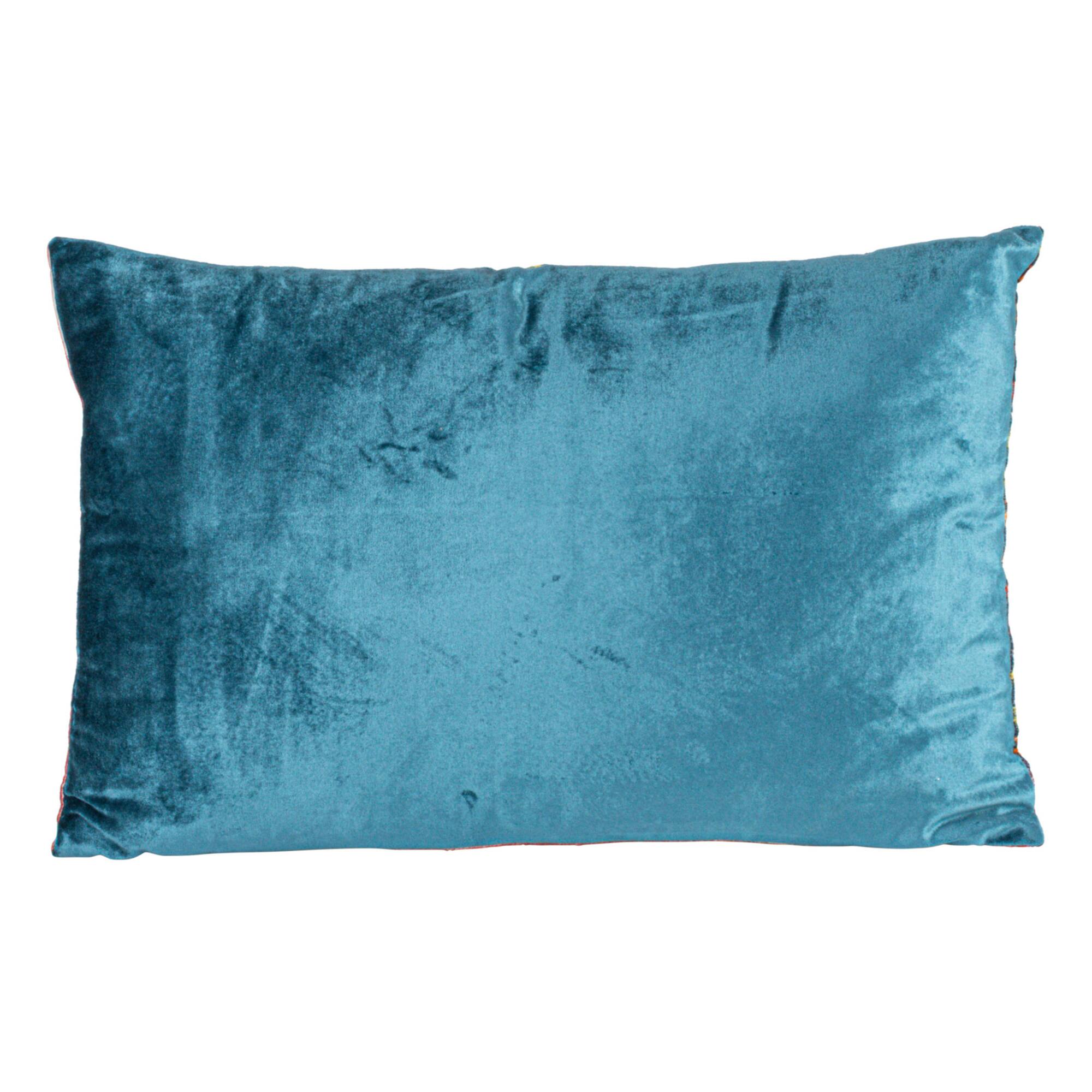 Hello Honey® 24" x 16" Floral Harmony Velvet Lumbar Pillow